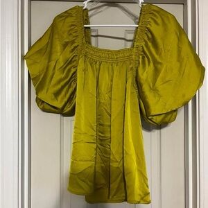 Elegant Gold Women's Top